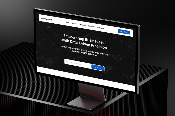Data Malaemut website design preview