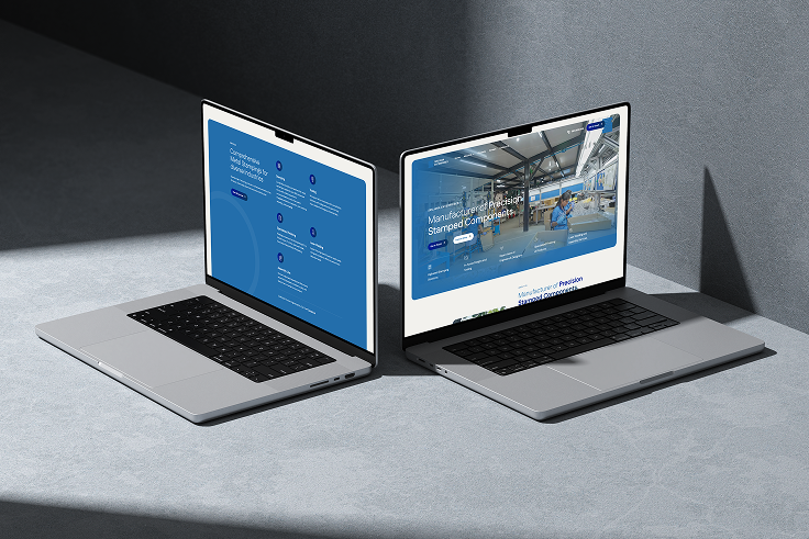Srujana Enterprises website design preview