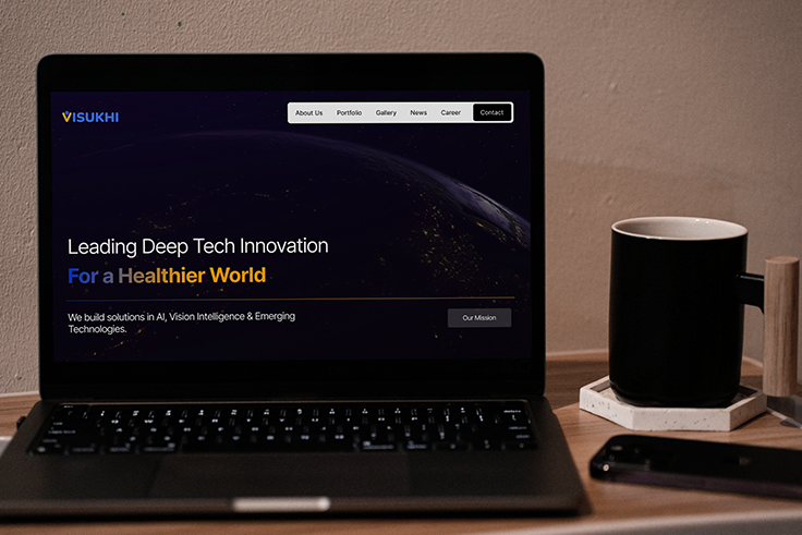 Visukhi website design preview
